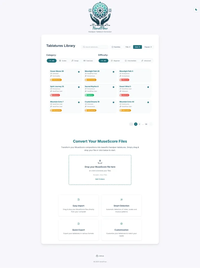 v2: MuseScore import screen