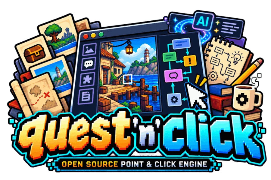 quest'n'click, open source point & click engine